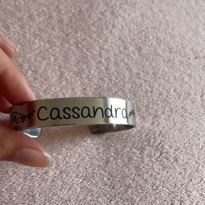 Cassandra personalized name bracelet by Korena Loves